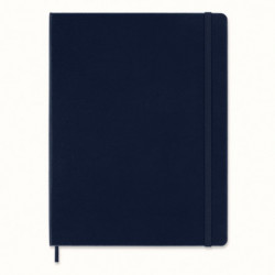 Notes MOLESKINE Classic XL (19x25cm) gładki, twarda oprawa, sapphire blue, 192 strony, niebieski
