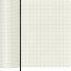 Notes MOLESKINE Classic XL (19x25cm) w kratkę, miękka oprawa, 192 strony, czarny