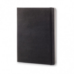Notes MOLESKINE Classic XL (19x25cm) w kratkę, twarda oprawa, 192 strony, czarny