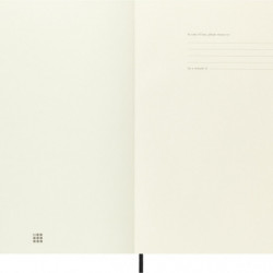 Notes MOLESKINE Classic XXL (21,6x27,9 cm) gładki, miękka oprawa, 192 strony, czarny