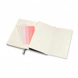 Notes MOLESKINE L (13x21cm) Art Bullet w kropki, twarda oprawa, 160 stron, czarny