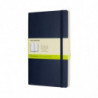 Notes MOLESKINE L (13x21cm) gładki, miękka oprawa, sapphire blue, 192 strony, niebieski