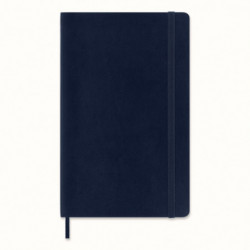 Notes MOLESKINE L (13x21cm) gładki, miękka oprawa, sapphire blue, 192 strony, niebieski