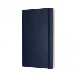 Notes MOLESKINE L (13x21cm) gładki, miękka oprawa, sapphire blue, 192 strony, niebieski