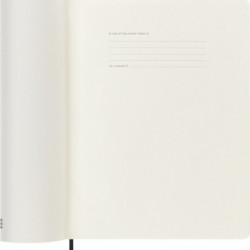 Notes MOLESKINE PROFESSIONAL XL (19x25 cm), miękka oprawa, 192 strony, czarny