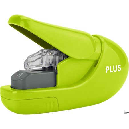 Zszywacz bezzszywkowy Plus SL-106AB, 5 sztuk, zielony, podręczny