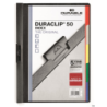 Skoroszyt DURACLIP 50 z 5 przekładkami czarny do 150 kartek Durable