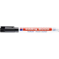 Marker EDDING mrozoodporny 1mm CZARNY CLIP STRIPS 8000/1-CL ED - 4