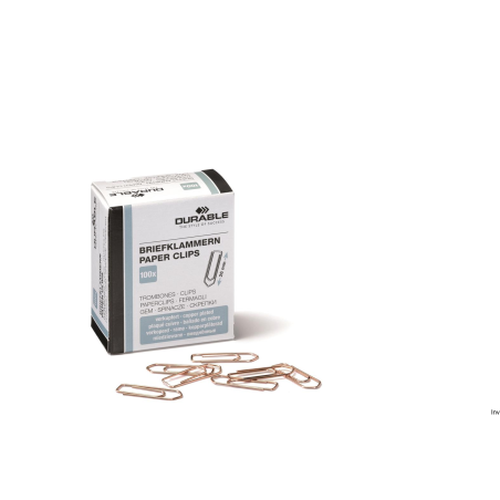 Spinacz miedziany 26 mm Durable, opakowanie 100 sztuk