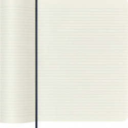 Notes MOLESKINE XL (19x25cm) w linie, miękka oprawa, sapphire blue, 192 strony, niebieski