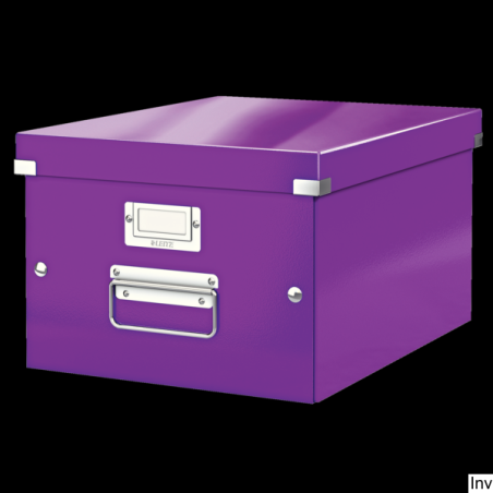 Pudełko Leitz Click & Store A4 fioletowe 1 sztuka