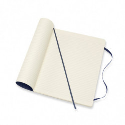Notes MOLESKINE XL (19x25cm) w linie, miękka oprawa, sapphire blue, 192 strony, niebieski