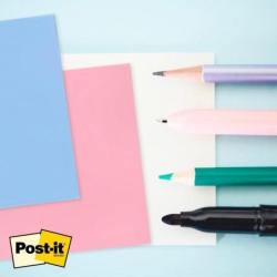 Przezroczyste karteczki samoprzylepne POST-IT Transparent Notes (600-1TRSPO), 73x73mm, 36 kart., pastelowe pomarańczowe