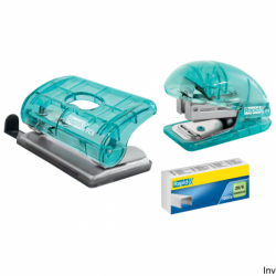 Zszywacz mini Rapid Colour Breeze F4, niebieski, do 10 kartek, 5 lat gwarancji