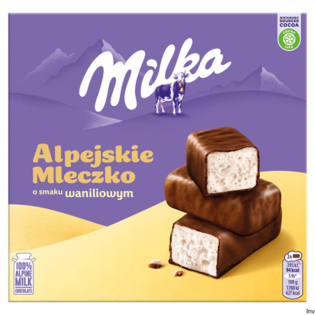 Alpejskie Ptasie Mleczko Waniliowe Milka 330g