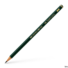 Ołówek grafitowy Faber-Castell Castell 9000/B zielony 6-kątny do rysowania i szkicowania