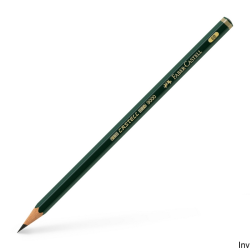 Ołówek grafitowy Faber-Castell Castell 9000 6B zielony