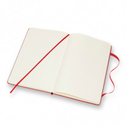 Notes MOLESKINE Classic L (13x21cm) gładki, twarda oprawa, 240 stron, czerwony