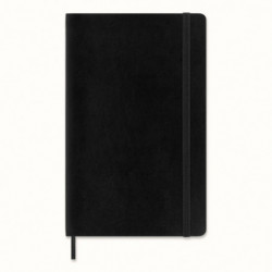 Notes MOLESKINE Classic L (13x21cm) w kratkę, miękka oprawa, 192 strony, czarny