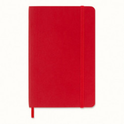 Notes MOLESKINE Classic P (9x14cm) gładki, miękka oprawa, 192 strony, czerwony