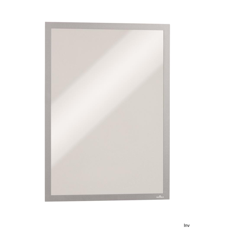 Ramka magnetyczna A3 srebrna Durable DURAFRAME MAGNETIC 5 sztuk do prezentacji informacji na metalowych powierzchniach