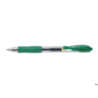 Pióro żelowe Pilot G2 zielone 0,25 mm z wymiennym wkładem i gumowym uchwytem