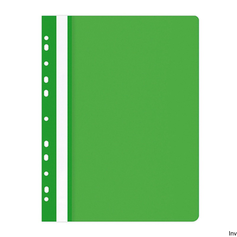 Office Products Skoroszyt A4 miękki zielony 100/170 mikr. wpinany 100 sztuk