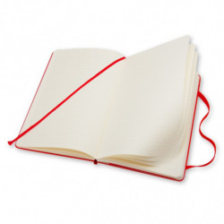 Notes MOLESKINE Classic P (9x14cm) w linie, twarda oprawa, 192 strony, czerwony