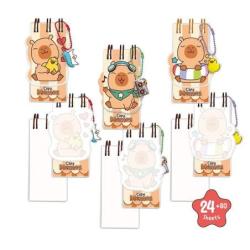 PAKIET Mini notes TRENDHAUS CP HL-5, 2 w 1, 104kartki, mix kolorów