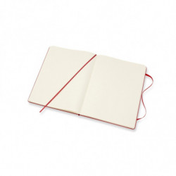 Notes MOLESKINE Classic XL (19x25 cm) gładki, twarda oprawa, 192 strony, czerwony