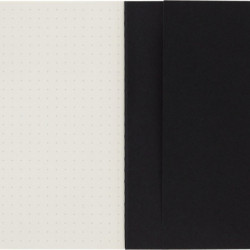 Zestaw 3 Zeszytów MOLESKINE Cahier Journals P (9x14cm) w kropki, 64 strony, czarny