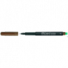 Faber-Castell Foliopis permanentny FINE 0.6 mm brązowy, opakowanie 10 sztuk