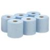 Ręcznik papierowy WYPALL L10 General Clean, centralne odwijanie, 1-warstwowy, 6 rolek x 500 listków, niebieski