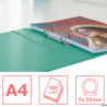 Segregator ringowy Esselte Colour Breeze, 2 ringi, zielony
