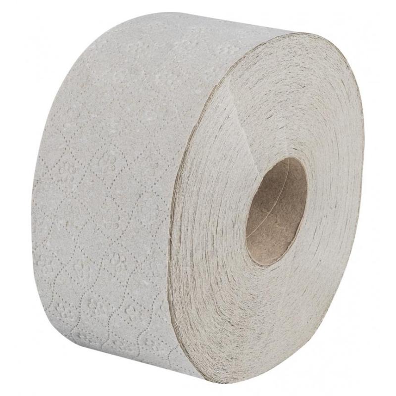 Papier toaletowy makulaturowy DONAU EXPERT Jumbo, 1-warstwowy, 750 listków, 12szt., szary