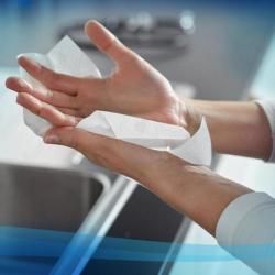 Ręcznik papierowy w roli SCOTT Essential Slimroll, 1-warstwowy, 190 m, 760 listków, 6 rolek, biały