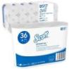 Papier toaletowy SCOTT Essential, 2-warstwowy, 6 rolek x 600 listków, biały