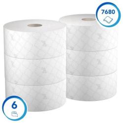 Papier toaletowy SCOTT Control, centralne odwijanie, 2-warstwowy, 314m, 6 rolek x 1280 listków, biały