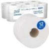 Papier toaletowy SCOTT Control, centralne odwijanie, 2-warstwowy, 204m, 12 rolek x 833 listki, biały