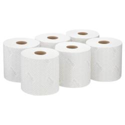 Ręcznik papierowy WYPALL L10 General Clean, centralne odwijanie, 1-warstwowy, 6 rolek x 630 listków, biały