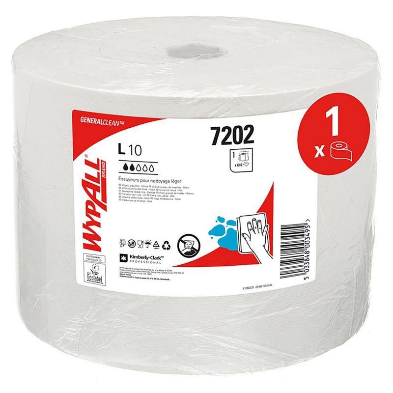 Czyściwo w roli WYPALL L10 General Clean, 1-warstwowe, 1000 listków, białe