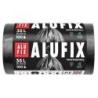 Worki na śmieci ALUFIX Professional, HDPE, 50x55cm, 7 μm, 35l, 100 szt., czarne