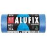 Worki na śmieci ALUFIX Professional, HDPE, 60x80cm, 8 μm, 60l, 40 szt., niebieskie