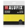 Ściereczki gąbkowe ALUFIX Professional, 18x18cm, 5 szt., żółte