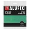Ściereczki gąbkowe ALUFIX Professional, 18x18cm, 5 szt., zielone