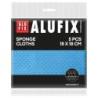 Ściereczki gąbkowe ALUFIX Professional, 18x18cm, 5 szt., niebieskie