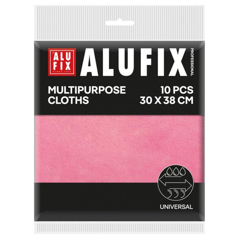 Ściereczki wielofunkcyjne ALUFIX Professional, 30x38cm, 10 szt., różowe