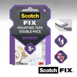 Taśma montażowa dwustronna SCOTCH-FIX Mirror (4496W-1950-P), 19mmx5m, biała