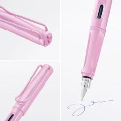 Pióro wieczne LAMY Safari 0D2, EF, jasnoróżowe