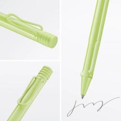 Długopis LAMY Safari 2D0, M, z niebieskim wkładem, jasnozielony